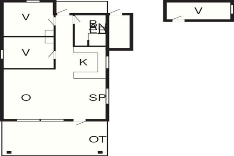 Two-Bedroom Holiday Home In Skibby 1 Eksteriør billede